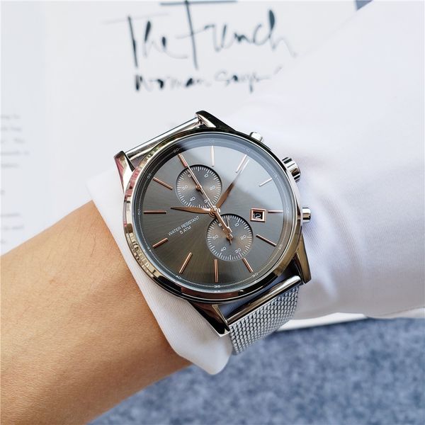 men's boss business quartz watch ultra-thin full function iced out watch all hands can be operated with steel band folding buckle, Slivery;brown
men's boss business quartz watch ultra-thin full function iced out watch all hands can be operated with steel band folding buckle, Slivery;brown