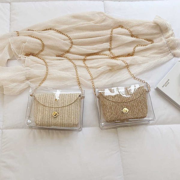 shoulder bags herald fashion transparent for women straw chain strap flap designer handbags clutch ladies messenger crossbody 221115
shoulder bags herald fashion transparent for women straw chain strap flap designer handbags clutch ladies messenger crossbody 221115