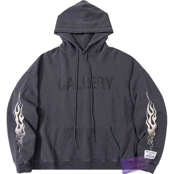 designer 2022 fashion men's hoodies cotton sweater galleryt deptss 22fw hoodie double arm flame hoodie men's letter print loose sw, Black
designer 2022 fashion men's hoodies cotton sweater galleryt deptss 22fw hoodie double arm flame hoodie men's letter print loose sw, Black