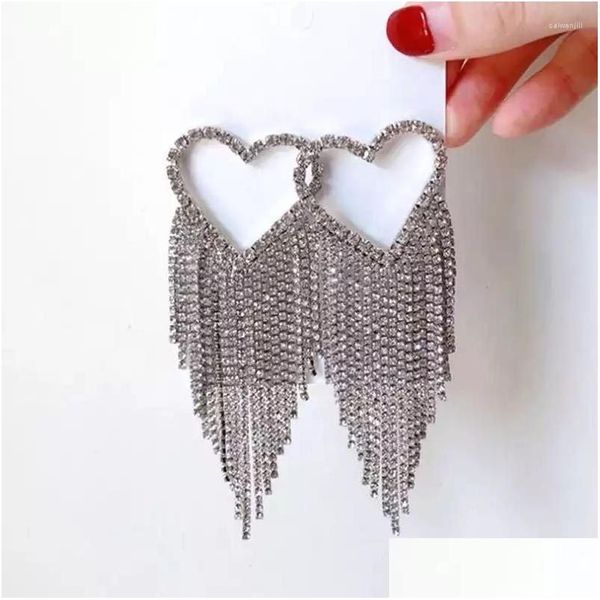 dangle chandelier dangle earrings xialuoke long tassel hollow out heart drop for women luxury elegant mosaic rhinestone large stat dhanl, Silver
dangle chandelier dangle earrings xialuoke long tassel hollow out heart drop for women luxury elegant mosaic rhinestone large stat dhanl, Silver