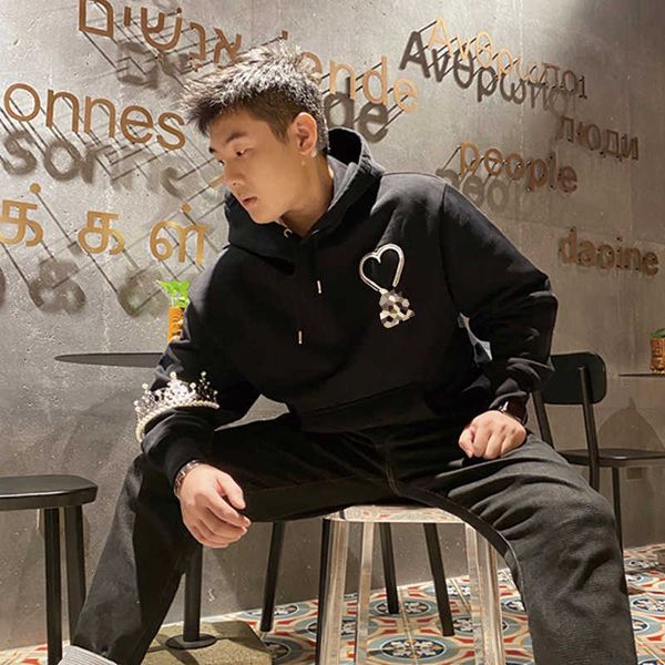 men hoody fashion amri hoodie designer cotton brand love loose peach heart embroidered pullover cashmere casual sweater sweatshirt amii star, Black
men hoody fashion amri hoodie designer cotton brand love loose peach heart embroidered pullover cashmere casual sweater sweatshirt amii star, Black