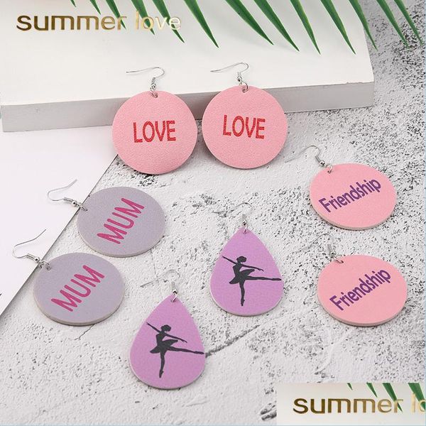charm fashion design leather earrings for women love mum ballet dangle drop oval waterdrop faux ear party friendship jewelry delivery dh2ip, Golden
charm fashion design leather earrings for women love mum ballet dangle drop oval waterdrop faux ear party friendship jewelry delivery dh2ip, Golden