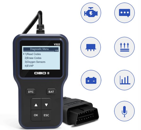 v322 code reader automobile fault diagnostic instrument vehicle data fast detection
v322 code reader automobile fault diagnostic instrument vehicle data fast detection