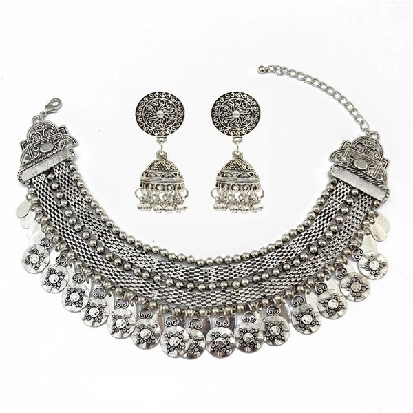 wedding jewelry sets afghan vintage tribal silver color statement collar choker bib necklace earring indian short chain coin necklaces 22111, Slivery;golden
wedding jewelry sets afghan vintage tribal silver color statement collar choker bib necklace earring indian short chain coin necklaces 22111, Slivery;golden