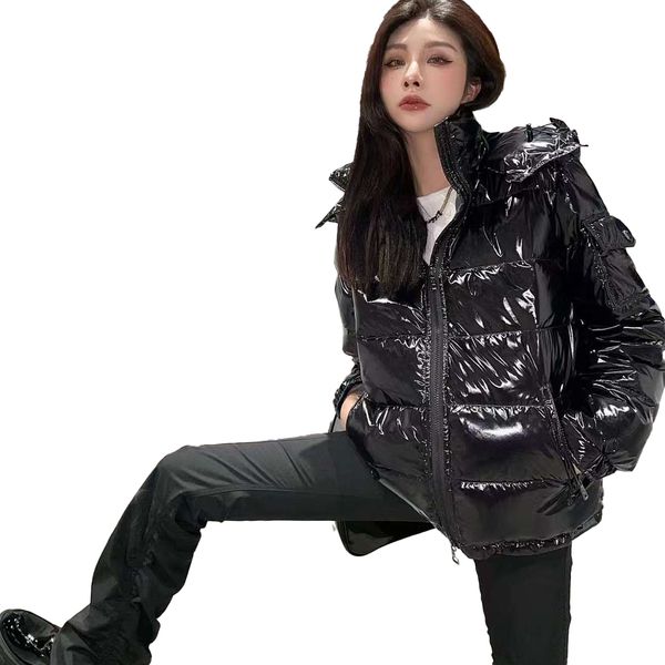women designer luxury hooded cuff pocket down real puff jackets winter outdoor cold-proof warm long sleeve coat casual fashion black color s
women designer luxury hooded cuff pocket down real puff jackets winter outdoor cold-proof warm long sleeve coat casual fashion black color s