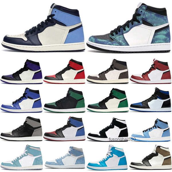 2022 classic retro basketball shoes 1 men's 1s turbo green hyper royal unc dark mocha obsidian tie dye court purple bred toe cac jordon, Black
2022 classic retro basketball shoes 1 men's 1s turbo green hyper royal unc dark mocha obsidian tie dye court purple bred toe cac jordon, Black