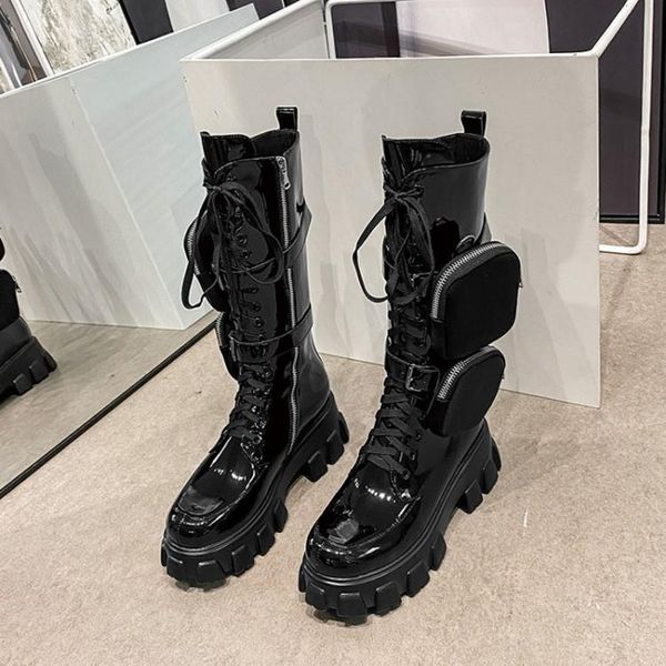 boots european and american cowhide sponge cake bottom side pockets fashion plus size women's boots catwalk women's shoes 221114, Black
boots european and american cowhide sponge cake bottom side pockets fashion plus size women's boots catwalk women's shoes 221114, Black