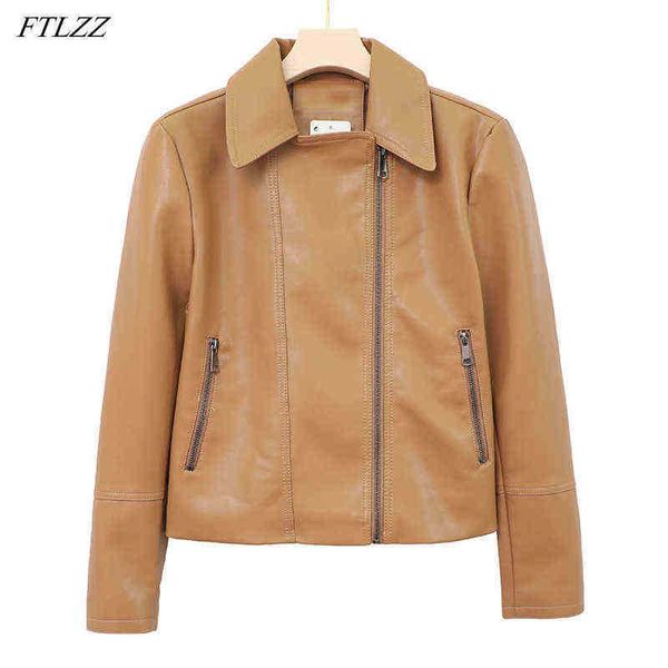 ftlzz spring autumn women collar faux leather jacket moto bike soft pu leather jacket zipper locomotive style fit outrunner j220727, Black
ftlzz spring autumn women collar faux leather jacket moto bike soft pu leather jacket zipper locomotive style fit outrunner j220727, Black