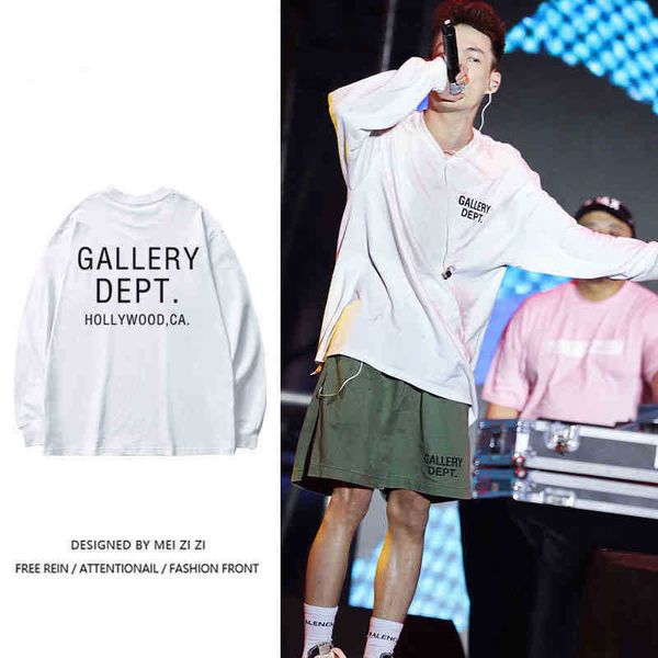 designer 2022 fashion men's hoodies cotton sweater gary dept gd high street meichao letter printing loose casual round neck long sleeve, Black
designer 2022 fashion men's hoodies cotton sweater gary dept gd high street meichao letter printing loose casual round neck long sleeve, Black