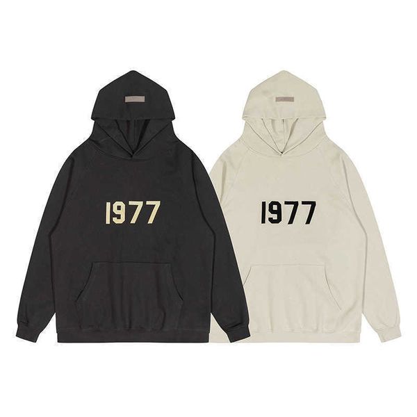 designer mens womens hoodie essentialss sweatshirts winter sweaters fear god double line 1977 flocked hoodie loose casual, Black
designer mens womens hoodie essentialss sweatshirts winter sweaters fear god double line 1977 flocked hoodie loose casual, Black
