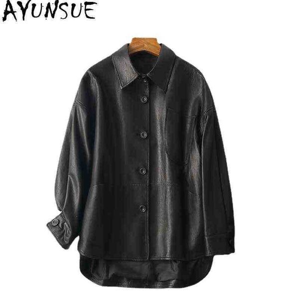 ayunsue real sheepskin jacktes woman real leather jackets famale loose korean autumn outerwear ladies casacas para mujer sqq80 j220727, Black
ayunsue real sheepskin jacktes woman real leather jackets famale loose korean autumn outerwear ladies casacas para mujer sqq80 j220727, Black