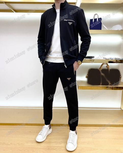 xinxinbuy men designer coat jacket sets metal triangle label zipper cotton long sleeve women green white black m-3xl, Black;brown
xinxinbuy men designer coat jacket sets metal triangle label zipper cotton long sleeve women green white black m-3xl, Black;brown