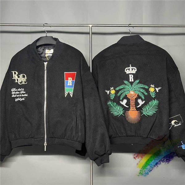 men's hoodies & sweatshirts fleece rhude floral embroidered wool baseball jacket men women black uniform outwear coat nwoe
men's hoodies & sweatshirts fleece rhude floral embroidered wool baseball jacket men women black uniform outwear coat nwoe