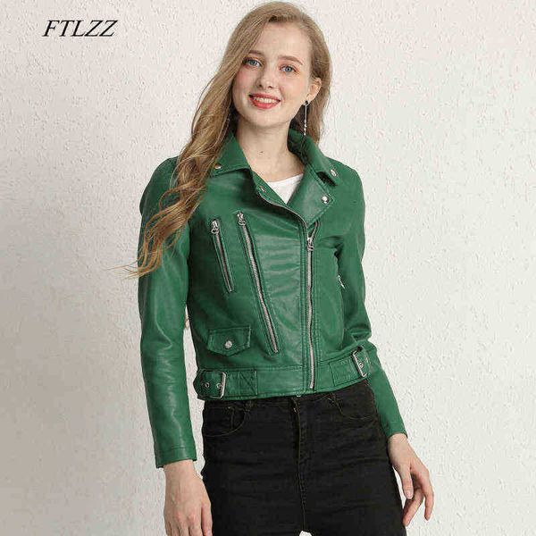 ftlzz new autumn women faux leather jackets zipper turndown collar basic jacket faux soft pu motorcycle green black red outrunner j220727
ftlzz new autumn women faux leather jackets zipper turndown collar basic jacket faux soft pu motorcycle green black red outrunner j220727