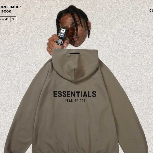 mens womens warm essentials hooded hoodies fashion streetwear pullover new essentials letter back hooded sweater fog large loose, Black
mens womens warm essentials hooded hoodies fashion streetwear pullover new essentials letter back hooded sweater fog large loose, Black