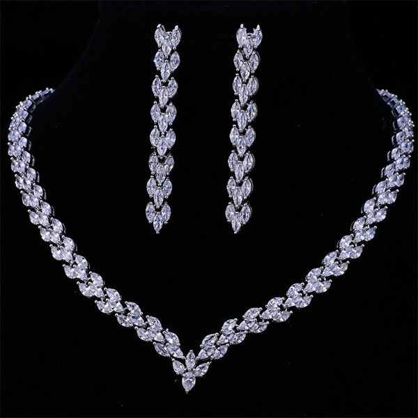 wedding jewelry sets emmaya exquisite cubic zirconia party set gold color cz bridal necklace earring 221115, Slivery;golden
wedding jewelry sets emmaya exquisite cubic zirconia party set gold color cz bridal necklace earring 221115, Slivery;golden