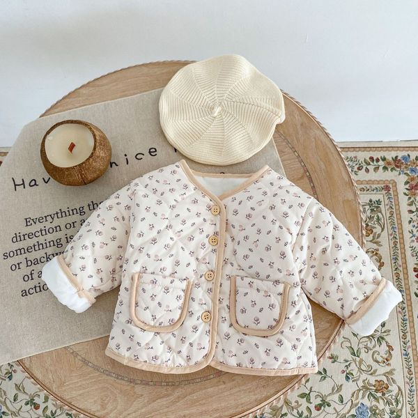 rompers baby girls warm thick coat 02 years korean style little girls toddler flower all matching winter cardigan coats clothes 221114, Blue
rompers baby girls warm thick coat 02 years korean style little girls toddler flower all matching winter cardigan coats clothes 221114, Blue