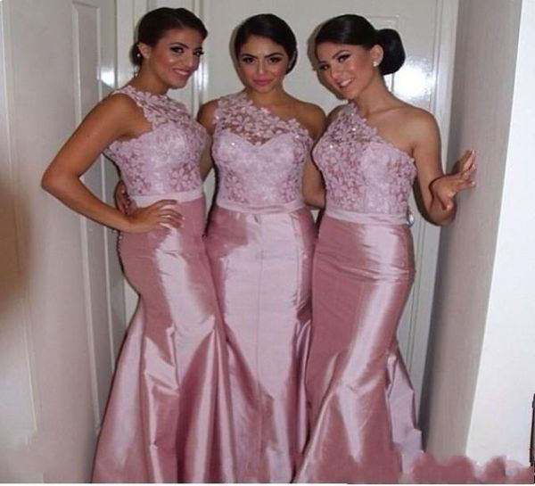 pink lace 2019 mermaid bridesmaid dresses one shoulder illusion sweetheart appliques empire satin floorlength evening 3744434, White;pink
pink lace 2019 mermaid bridesmaid dresses one shoulder illusion sweetheart appliques empire satin floorlength evening 3744434, White;pink