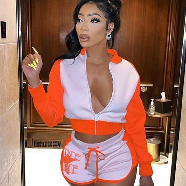 womens two piece pants hugcitar letter print long sleeves zip up patchwork graphic crop coat bandage shorts 2 pcs set autumn casual sports o, White
womens two piece pants hugcitar letter print long sleeves zip up patchwork graphic crop coat bandage shorts 2 pcs set autumn casual sports o, White