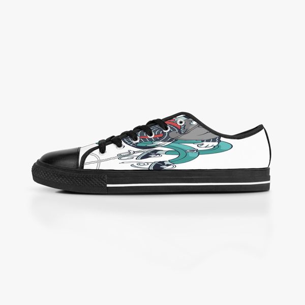 men women diy custom shoes low canvas skateboard sneakers triple black customization uv printing sports sneakers xuebi 175-1
men women diy custom shoes low canvas skateboard sneakers triple black customization uv printing sports sneakers xuebi 175-1
