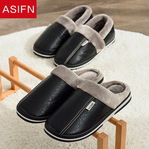 slippers asifn men indoor pu leather winter waterproof warm home fur women male couple platform fluffy big sizes shoes 221115, Black
slippers asifn men indoor pu leather winter waterproof warm home fur women male couple platform fluffy big sizes shoes 221115, Black