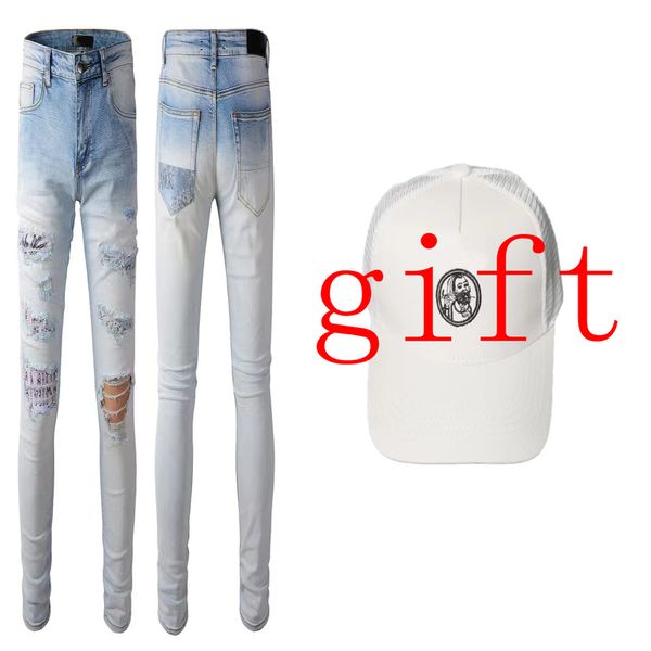 2022 pantalones ka vaqueros men women jeans black white blue jeans long straight pants gift a hat sports caps 14 colors fashion light patter
2022 pantalones ka vaqueros men women jeans black white blue jeans long straight pants gift a hat sports caps 14 colors fashion light patter