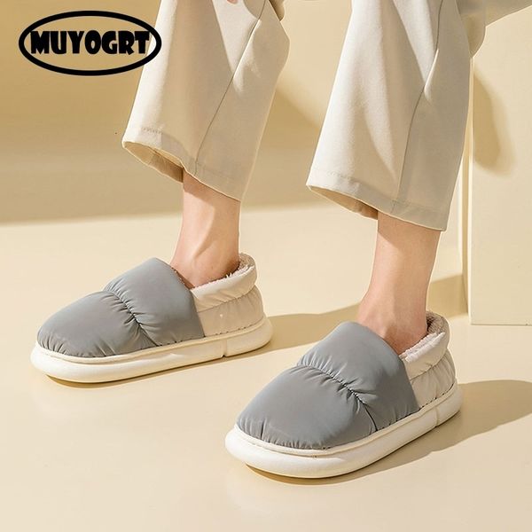 slippers winter house warm men fur waterproof upper slip-on couples household plush shoes home eva sole fluffy slides 221115, Black
slippers winter house warm men fur waterproof upper slip-on couples household plush shoes home eva sole fluffy slides 221115, Black