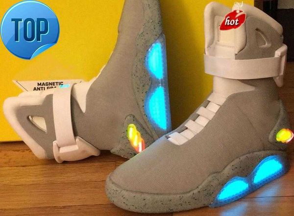 air mag back to the future glow in the dark gray sneakers marty mcfly's led shoes lighting marty mcflys mags black red
air mag back to the future glow in the dark gray sneakers marty mcfly's led shoes lighting marty mcflys mags black red