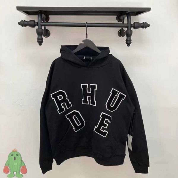 men's hoodies & sweatshirts fleece men women rhude embroidery letter hooded hoodie sweatshirts x9hm, Black
men's hoodies & sweatshirts fleece men women rhude embroidery letter hooded hoodie sweatshirts x9hm, Black