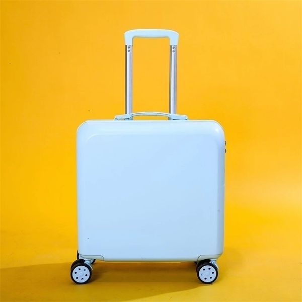 suitcases patent design candy colored trolley case rollong luggage 18 inches 221114
suitcases patent design candy colored trolley case rollong luggage 18 inches 221114