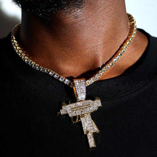 chains fashion shiny rhinestone uzi submachine gun pendant necklace for men women iced out paved crystal tennis chain jewelry, Silver
chains fashion shiny rhinestone uzi submachine gun pendant necklace for men women iced out paved crystal tennis chain jewelry, Silver