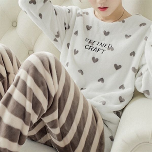 womens jumpsuits rompers winter women pajamas set cute cartoon flannel sleepwear velvet round neck pyjama warm homewear drop 221115, Black;white
womens jumpsuits rompers winter women pajamas set cute cartoon flannel sleepwear velvet round neck pyjama warm homewear drop 221115, Black;white
