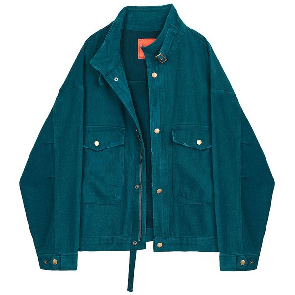 men's cow jacket baby coat women's retro style workwear spring autumn peacock blue coat, Black;brown
men's cow jacket baby coat women's retro style workwear spring autumn peacock blue coat, Black;brown