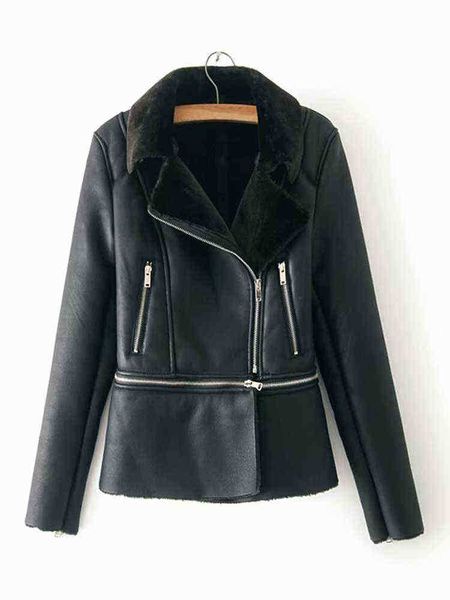ailegogo new winter women thick warm pu leather jacket moto biker faux lamb fur detachable black coat sheepskin runner casaco j220727
ailegogo new winter women thick warm pu leather jacket moto biker faux lamb fur detachable black coat sheepskin runner casaco j220727