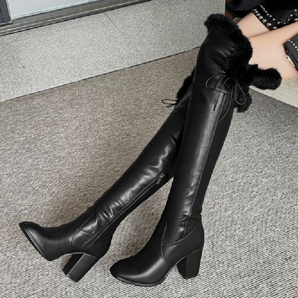 boots high snow woman shoes waterproof leather over the knee female fashion fur warm plush winter long boot ladies 221115, Black
boots high snow woman shoes waterproof leather over the knee female fashion fur warm plush winter long boot ladies 221115, Black