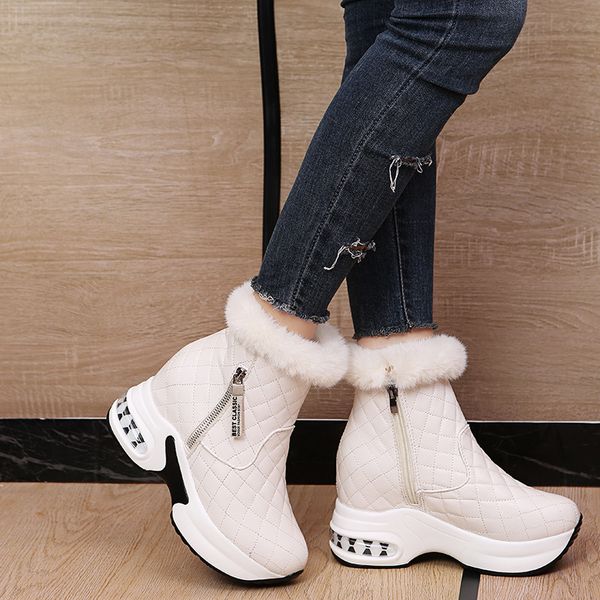 boots winter women warm sneakers platform snow ankle female causal shoes for zipper ladies 221115, Black
boots winter women warm sneakers platform snow ankle female causal shoes for zipper ladies 221115, Black