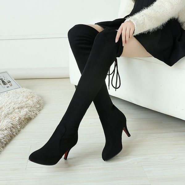 boots trend fashion stretch fabric sock boots pointy toe overtheknee heel thin thigh high woman big size 3542 black shoes 221114
boots trend fashion stretch fabric sock boots pointy toe overtheknee heel thin thigh high woman big size 3542 black shoes 221114