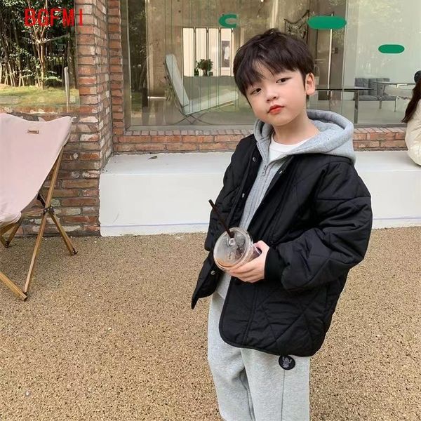down coat girl boys cotton jacket autumn winter solid patchwork hooded children's outerwear casual thicken warm kids 2-9y parkas 221115, Blue;gray
down coat girl boys cotton jacket autumn winter solid patchwork hooded children's outerwear casual thicken warm kids 2-9y parkas 221115, Blue;gray