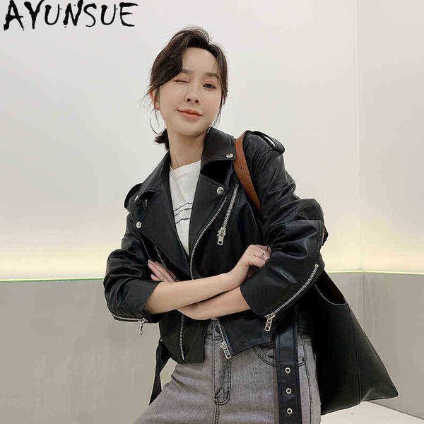 ayunsue genuine leather jacket women genuine sheepskin jackets ladies short korean style jackets famale chaqueta cuero mujer sqq78 j220727, Black
ayunsue genuine leather jacket women genuine sheepskin jackets ladies short korean style jackets famale chaqueta cuero mujer sqq78 j220727, Black