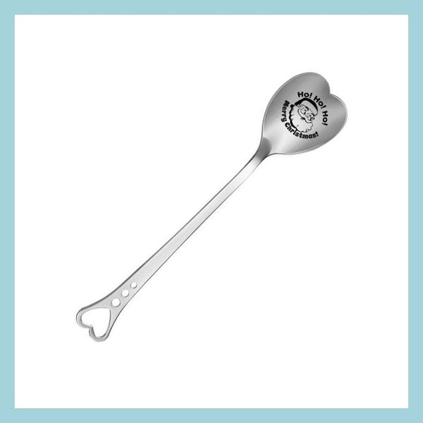 charms love christmas spoons and gifts stainless steel heart shape coffee spoon kitchen accessories dessert sugar stirring teaspoon dh4dh, Bronze;silver
charms love christmas spoons and gifts stainless steel heart shape coffee spoon kitchen accessories dessert sugar stirring teaspoon dh4dh, Bronze;silver