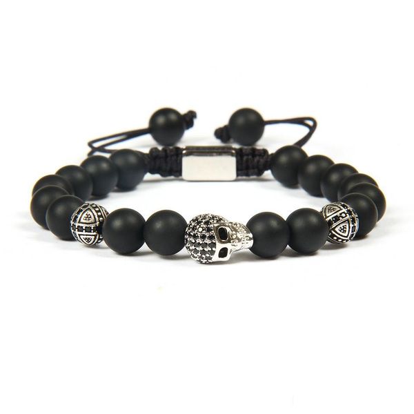 charm bracelets ailatu jewelry wholesale 10pcs/lot 8mm black agate stone beads with cz male skl rame bracelets mens diy drop delivery dhdcp, Golden;silver
charm bracelets ailatu jewelry wholesale 10pcs/lot 8mm black agate stone beads with cz male skl rame bracelets mens diy drop delivery dhdcp, Golden;silver