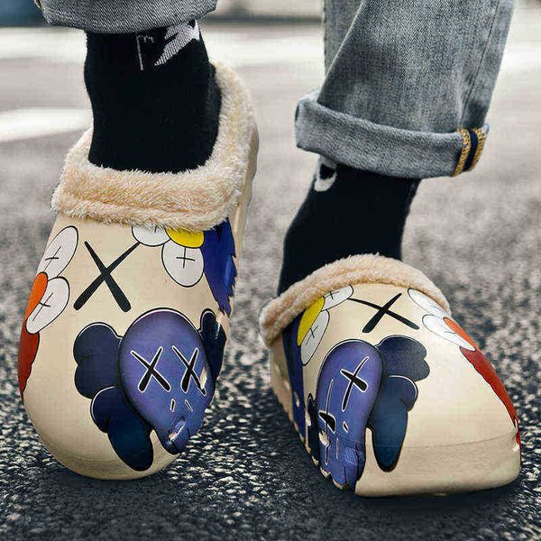 men women slippers plush warm slippers men's platform cartoon women sandal winter shoes designer slipper, Black
men women slippers plush warm slippers men's platform cartoon women sandal winter shoes designer slipper, Black