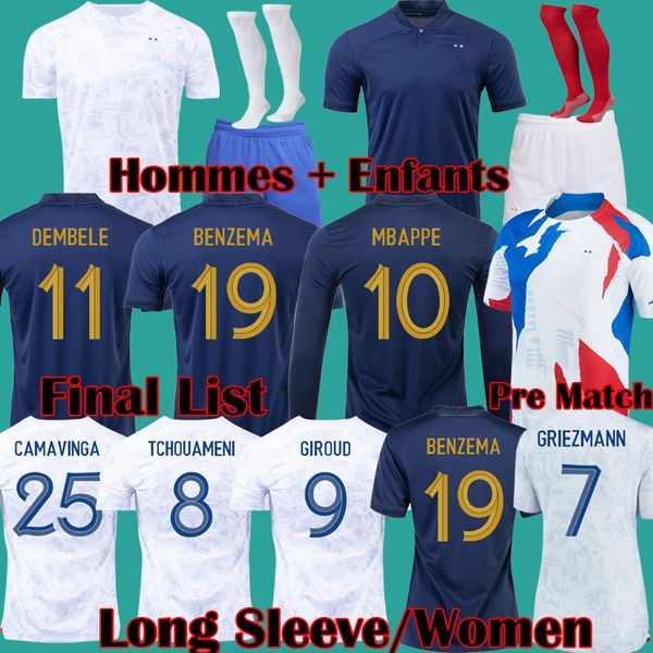 maillots de football 2022 soccer jerseys french benzema football shirts mbappe griezmann franes tchouameni kit 22 23 hernandez men kids 2341, Black;yellow
maillots de football 2022 soccer jerseys french benzema football shirts mbappe griezmann franes tchouameni kit 22 23 hernandez men kids 2341, Black;yellow