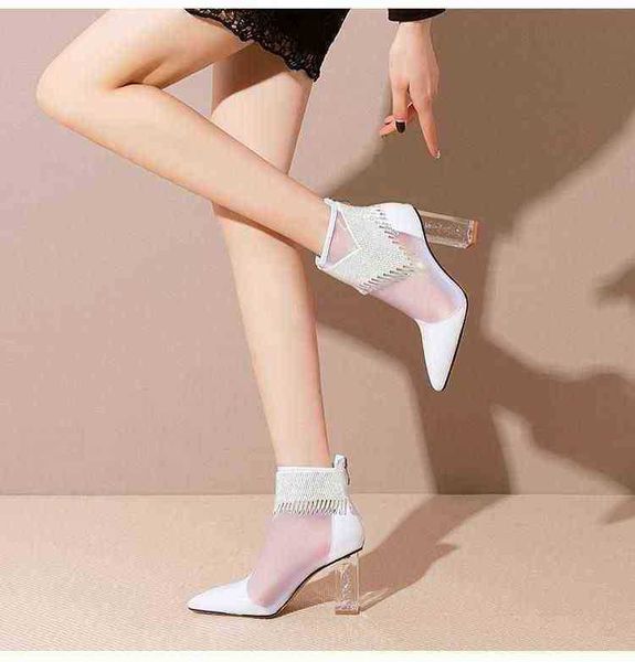 women boots spring thick heel rhinestone mesh hollow out crystal high heels fashionable short boot 07091011, Black
women boots spring thick heel rhinestone mesh hollow out crystal high heels fashionable short boot 07091011, Black