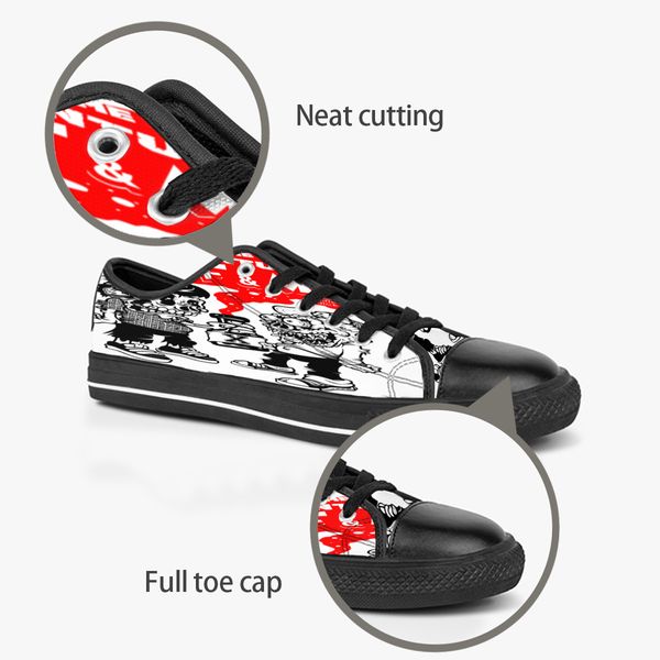 custom shoes classic canvas low cut skateboard casual triple black accept customization uv printing low mens womens sports sneakers breathab
custom shoes classic canvas low cut skateboard casual triple black accept customization uv printing low mens womens sports sneakers breathab