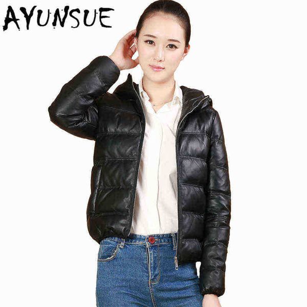 ayunsue real leather down jacket woman hooded 2020 winter coat women 100 real sheepskin coat female parka chaqueta mujer j220727, Black
ayunsue real leather down jacket woman hooded 2020 winter coat women 100 real sheepskin coat female parka chaqueta mujer j220727, Black