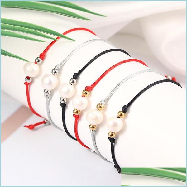 charm bracelets handmade polyest thread woven pearl charm friendship bracelets braided string jewelry with card stainless steel bead dhrfb, Golden;silver
charm bracelets handmade polyest thread woven pearl charm friendship bracelets braided string jewelry with card stainless steel bead dhrfb, Golden;silver