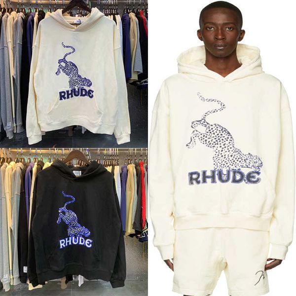 fleece leopard print rhude hoodie cotton terry casual sweatshirts men women streetwear oversize hooded pullover gaib, Black
fleece leopard print rhude hoodie cotton terry casual sweatshirts men women streetwear oversize hooded pullover gaib, Black