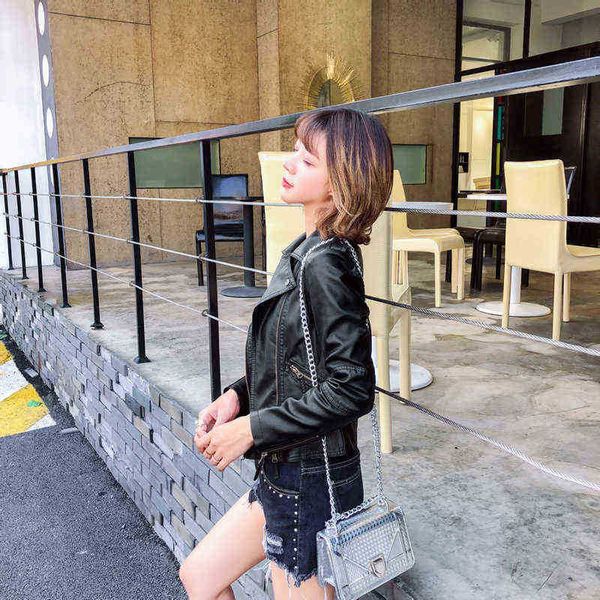 women's jacket small suit autumn motorcycle leather fashion allcompetition jacket j220727, Black
women's jacket small suit autumn motorcycle leather fashion allcompetition jacket j220727, Black