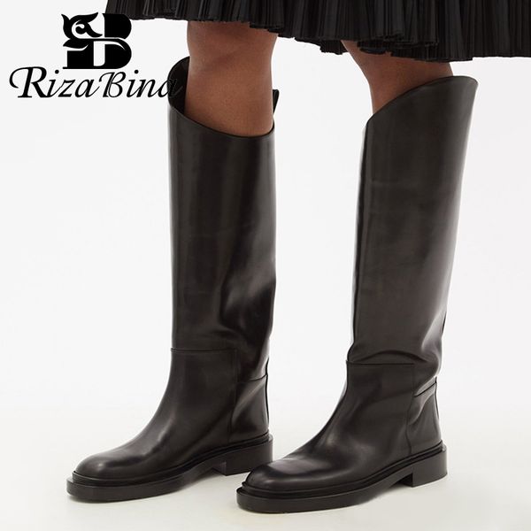 boots rizabina women knee real leather heels winter shoes woman long boot fashion warm for lady daily footwear size 34-42 221114, Black
boots rizabina women knee real leather heels winter shoes woman long boot fashion warm for lady daily footwear size 34-42 221114, Black